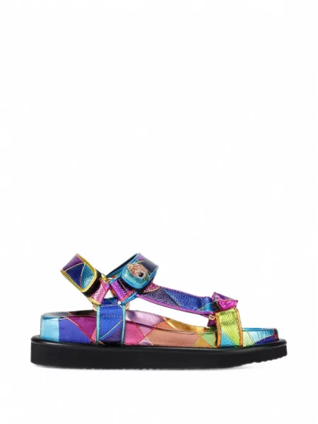 Matlasat sandale Kurt Geiger London albastru