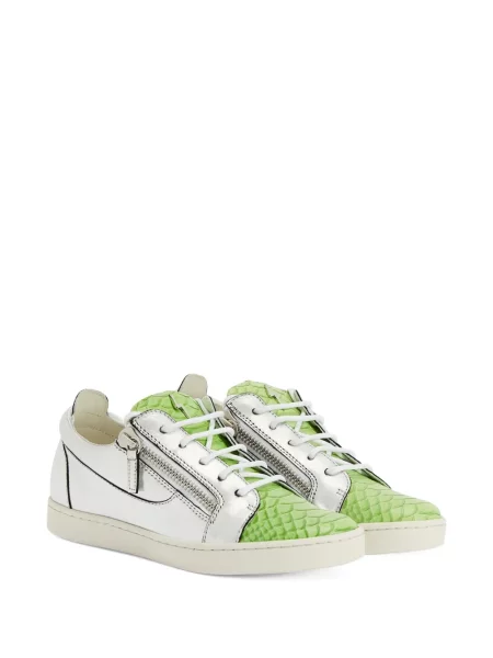 Sneakerși Giuseppe Zanotti din piele gri