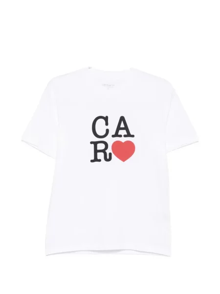 Tricou Carhartt Wip cu imagine alb