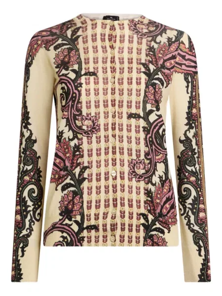 Cardigan Etro cu model paisley