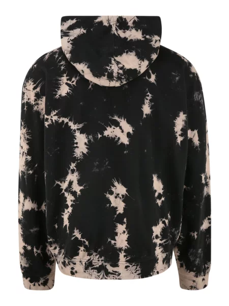Urban Classics Sweater majica bež / crna bijela