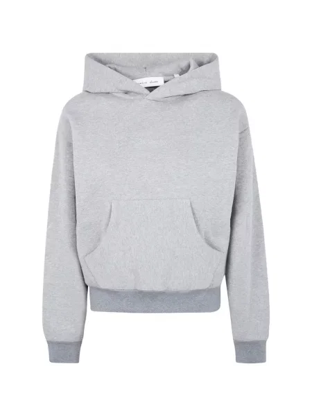 Hanorac cu glugă Fear Of God Essentials cu broderie gri