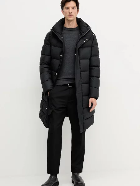 Trussardi sweter wełniany lekki szary