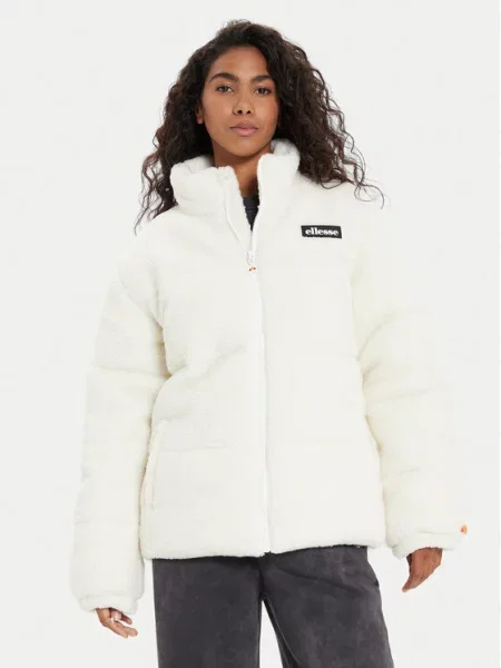 Kurtka ocieplana Ellesse Berghutte off white biała