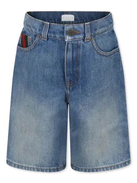 Szorty jeansowe dziecięce Gucci niebieskie