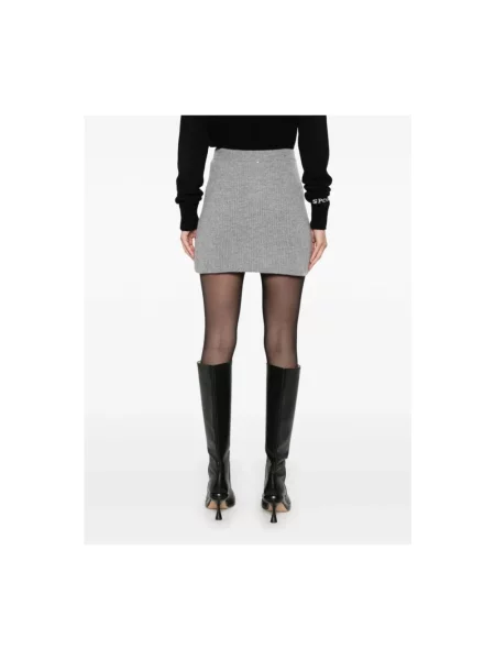 Spódnica Sportmax z kaszmiru szara