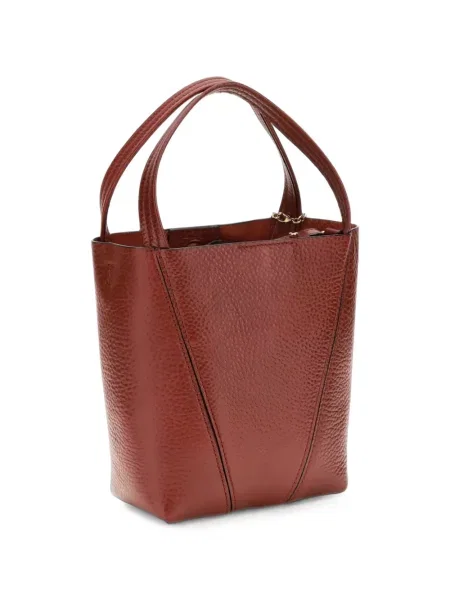 Geantă Chloé din piele maro