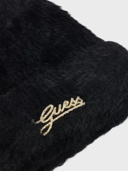 Трикотажна шапка Guess чорна