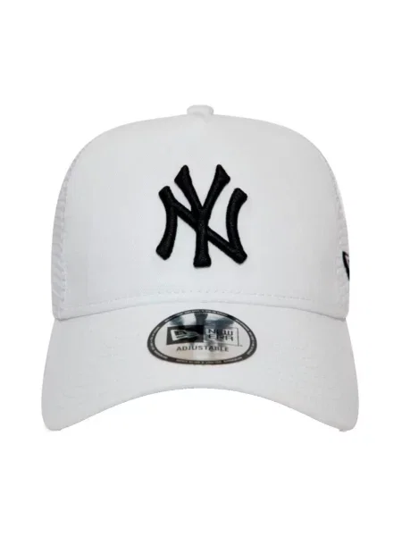 Czapka z daszkiem New Era New York Yankees Essential A-Frame Trucker biało-czarna biała