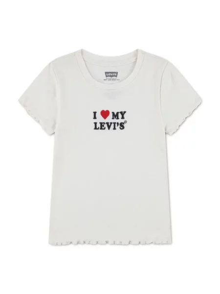 Levi's majica za djecu s pamukom I HEART MY LEVIES TOP bež
