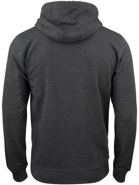 Clique Premium OC Hoody Full Zip – Bluza z kapturem z bawełny organicznej – szara