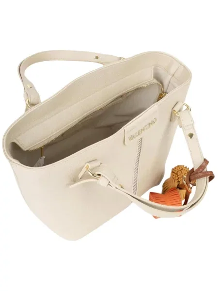 VALENTINO Shopper táska Valentino Sac Cabas Hybris Re Beige Femme Ecru' bézs