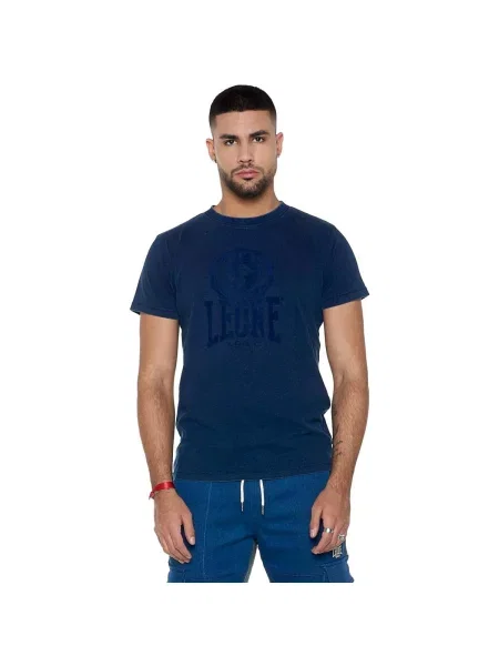 Scurt tricou Leone 1947 cu mâneci scurte albastru