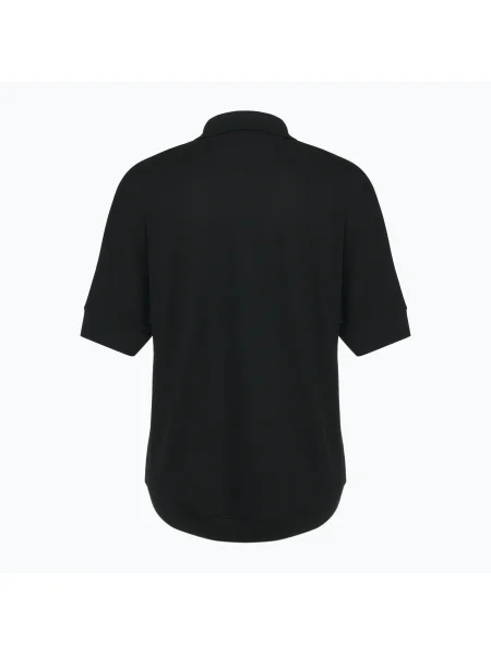 Tricou polo pentru femei Lacoste black negru