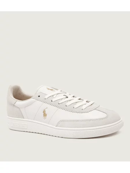 POLO RALPH LAUREN Teniși din piele BEDFORD alb