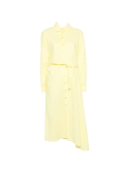 Sukienka midi Manuel Ritz asymetryczna żółta
