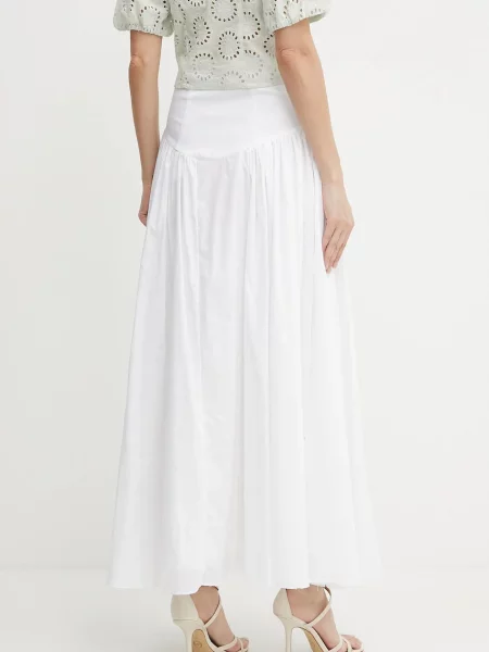 BARDOT Fustă maxi amorette alb