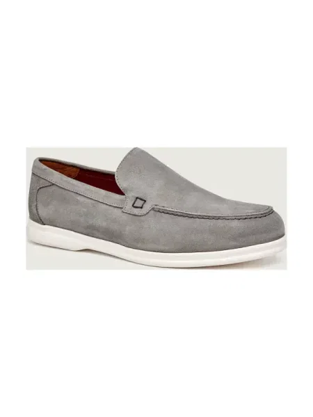 Doucal's Pantofi loafer | piele întoarsă gri