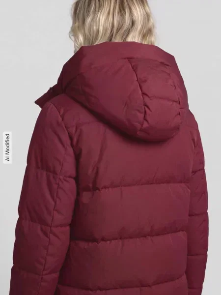 Kurtka pikowana z wysokim kapturem model STELLA' Vero Moda