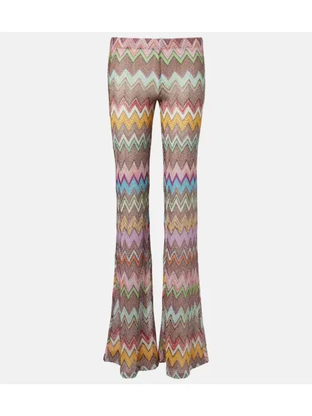 Pantaloni Missoni cu picior lat