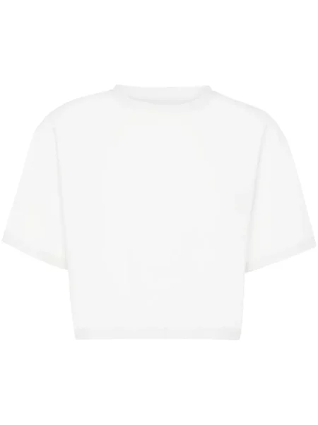 Cropp tricou Plein Sport cu decolteu rotund alb