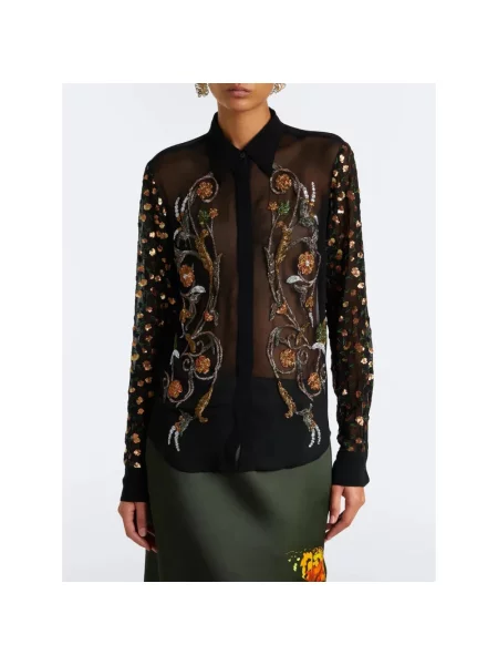 Koszula Dries Van Noten czarna