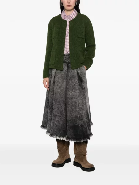 Cardigan Ln22 tricotate verde