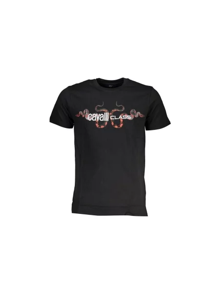 Tricou Cavalli Class cu mâneci scurte roșu