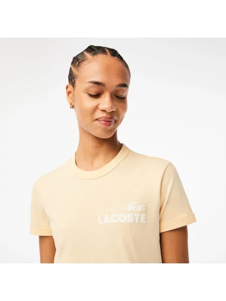 Футболка Lacoste желтая