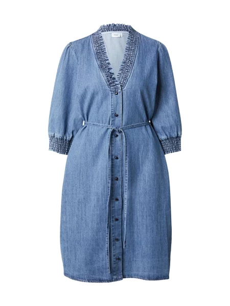 NÜMPH Rochie tip bluză ZANDIE denim albastru