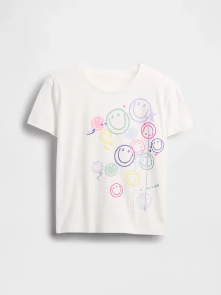 Тениска Gap бяло