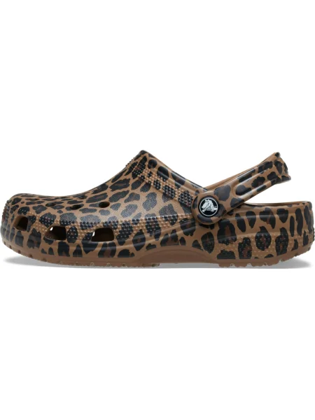 Crocs Šľapky Classic Animal Clog hnedá