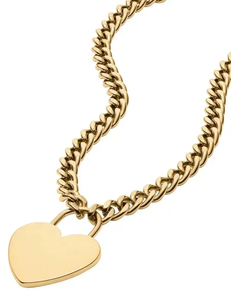 Fossil намисто з підвіскою з нержавіючої сталі без каменю Sutton