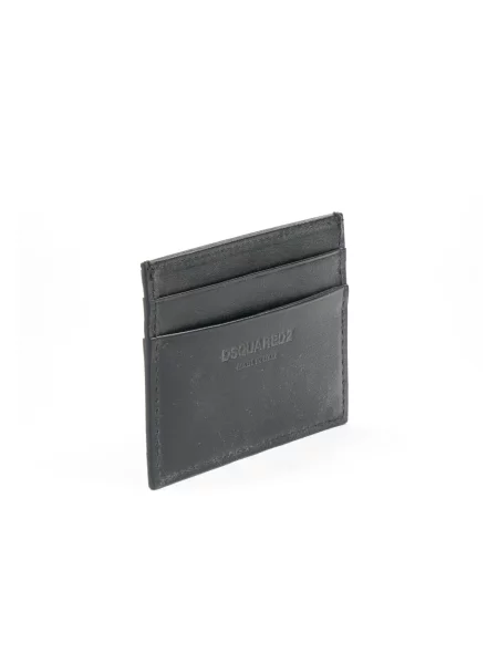 Portfel Dsquared2 skórzany czarny