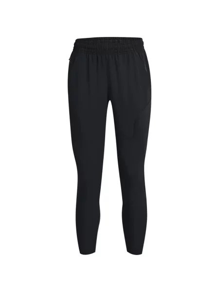 Pantaloni Under Armour alergare cu cordon negru