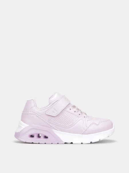 Дитячі Кросівки повсякденні Skechers UNO LITE лавандовий штучна шкіра
