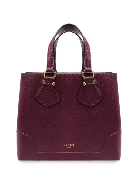 Geantă shopper Lancel din piele violet