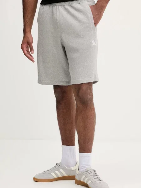 Adidas Pantaloni scurți sport Essentials Trefoil gri