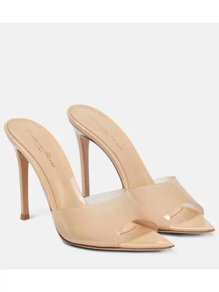 Papuci tip mules Gianvito Rossi din piele de lac