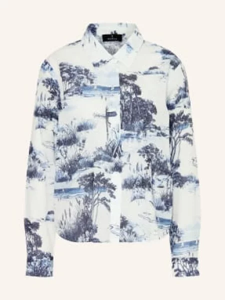 Monari Košile tmavě modrá / modrá bílá