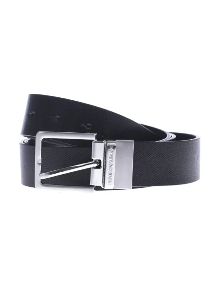 Emporio Armani Pasek czarny