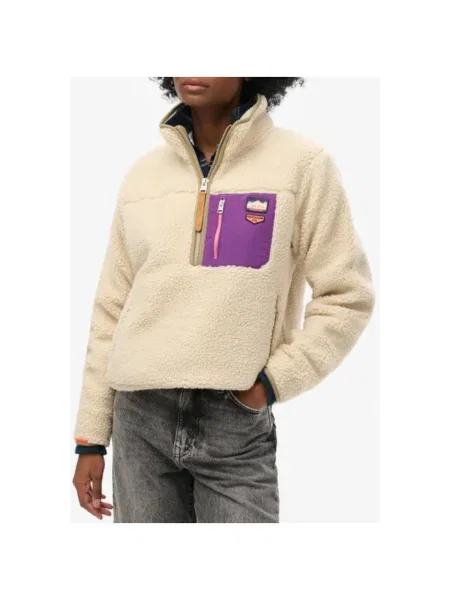 Superdry Pulover / lila bej