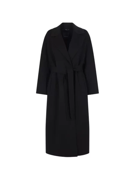 Cu centură palton 's Max Mara plic negru
