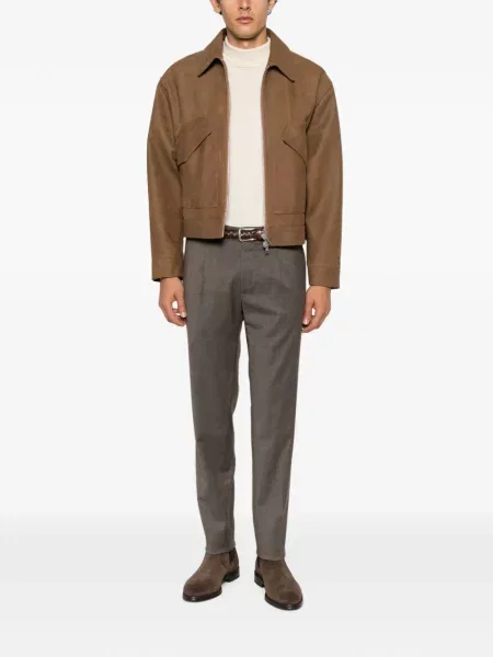 Pantaloni Incotex conici maro