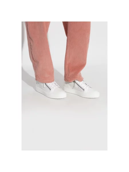Sneakersy Giuseppe Zanotti Frankie białe