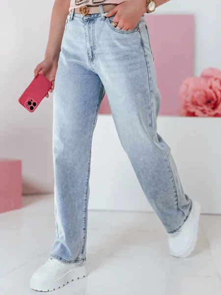 Spodnie jeansowe baggy VINSELF Dstreet niebieskie