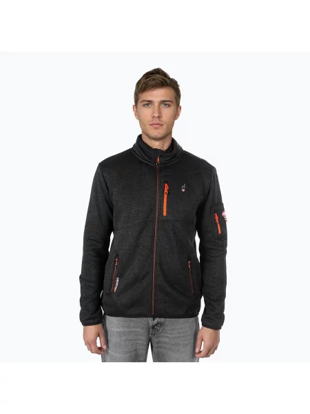 Hanorac din fleece Aulp din fleece negru