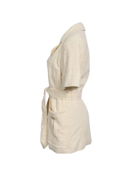 Cu centură geacă Sandro din tweed