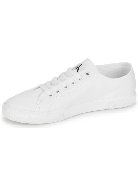 Calvin Klein Jeans Teniși Ess Vulc Low Cv Mg Wn alb
