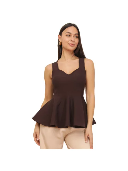 Top La Modeuse smeđa